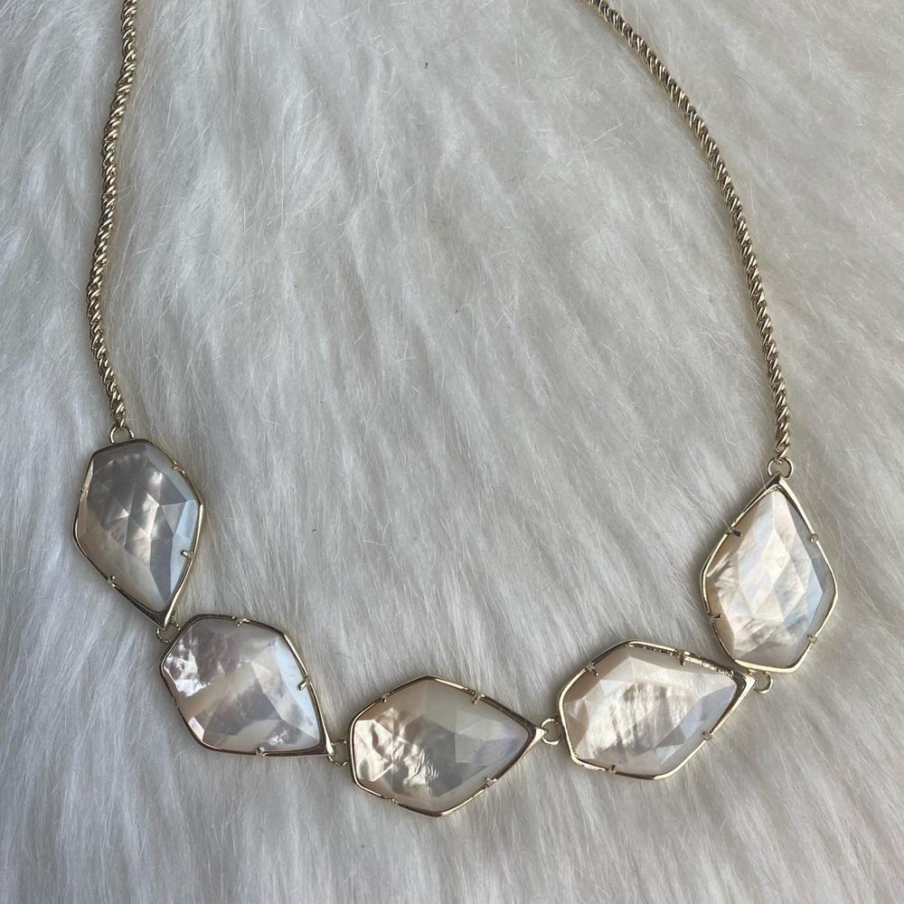 Kendra Scott Ivory Mother is Pearl Necklace